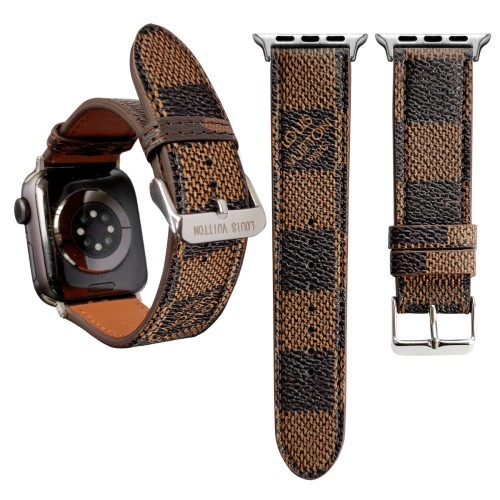Brown LV Luxury High End Apple Watch band – Royalty High Fashion